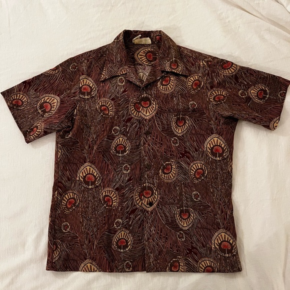 60’s vintage polyester Holo Holo Hawaiian Shirt - Picture 1 of 7